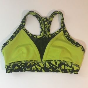 Zumba XSpicy XS sports bra Fitness neon green